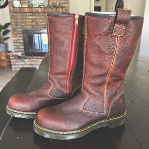 ONE OF A KIND mid calf Dr. Martens industrial boot